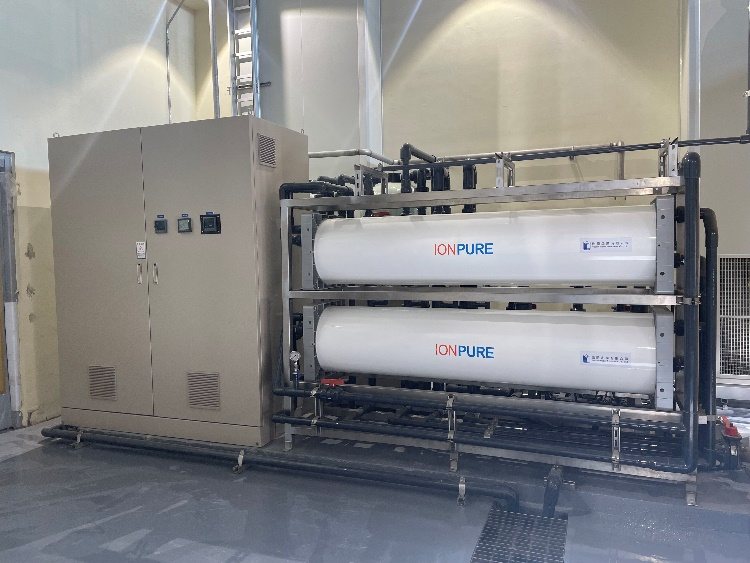 Ionpure CEDI modules on a Yeson semiconductor UPW skid